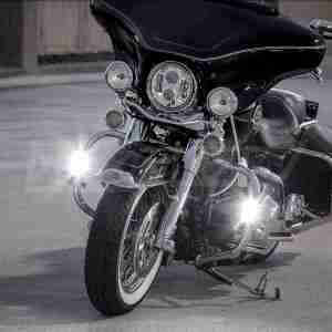 Motorcycle LED Highway Bar Lights with White DRL and Amber Turn - Image 6