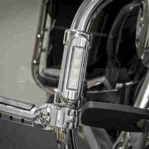 Motorcycle LED Highway Bar Lights with White DRL and Amber Turn - Image 7