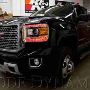 2016-2019 GMC Sierra 2500/3500 Multicolor DRL LED Boards - Image 9