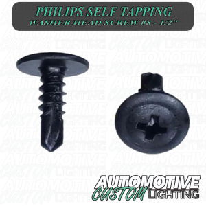 #8 - 1/2" Philips Self Tapping Washer Head Screw - Image 1