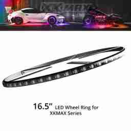 XKmax 16.5in Wheel Ring Lights w/ RGBW Color Chasing | XKmax Add-on Kit