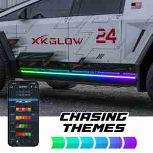 XKmax Atomix Profile LED Strip Light Kit for Tesla Cybertruck | RGB Chasing & App - Image 3