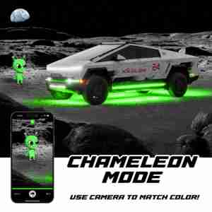XKmax Atomix Profile LED Strip Light Kit for Tesla Cybertruck | RGB Chasing & App - Image 5