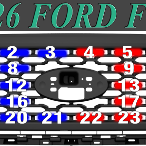 2024-2026 FORD F150 STX GRILLE BRACKET - Image 3